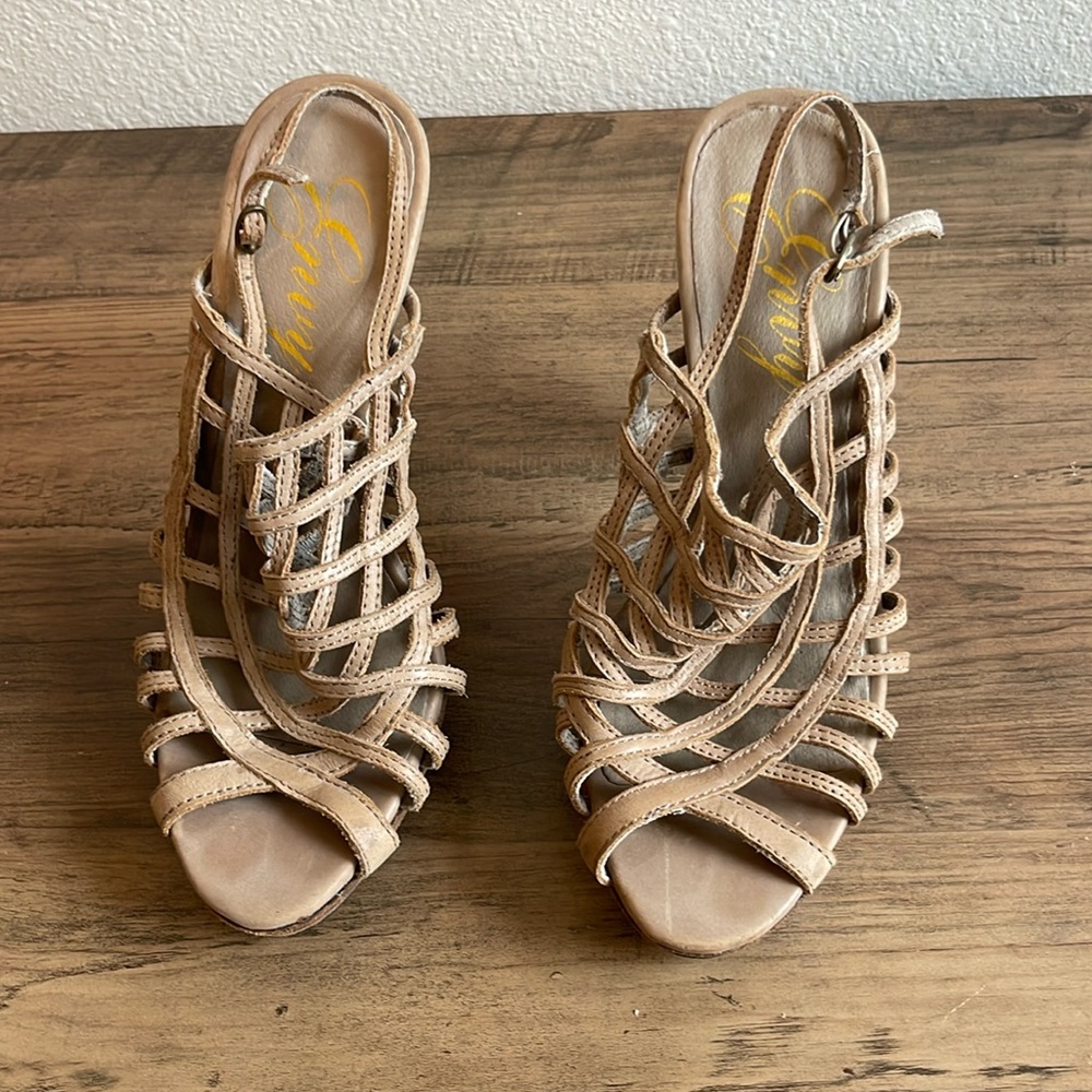 Envy Weaved Strapped Heel Pumps